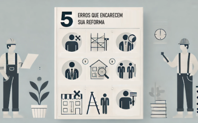 5 Erros que encarecem sua Reforma (e como evitar)